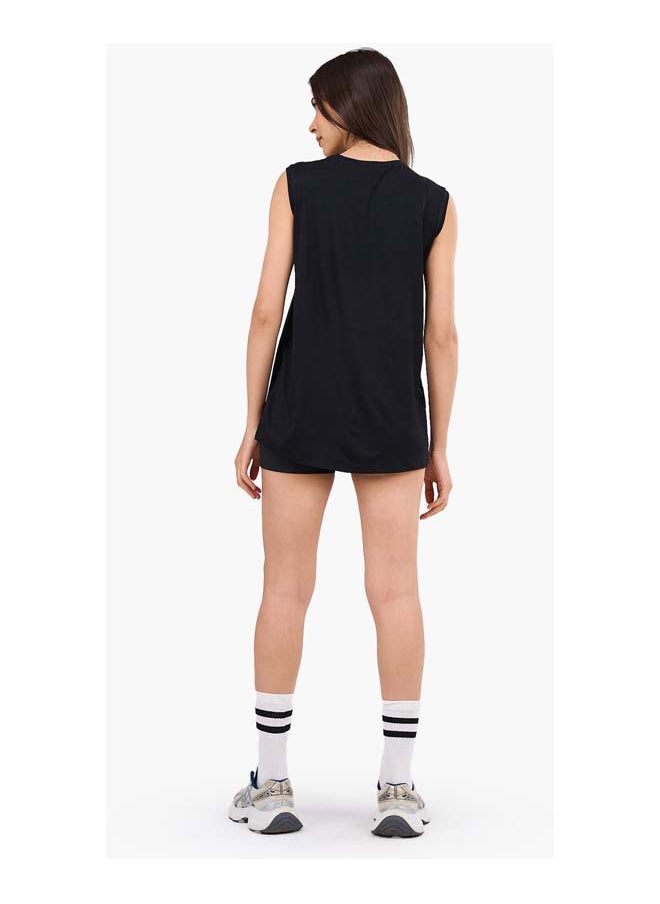 Clue Sleeveless Viscose T-Shirt  - Image 3