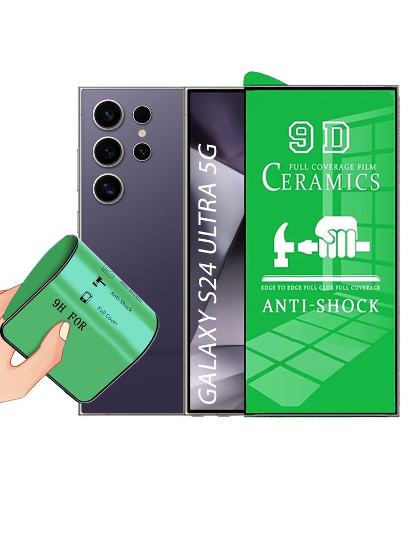 Ceramic Film For Samsung Galaxy S24 Ultra 5G Screen Protector Anti-Glare Anti-Fingerprint 3D Touch, Matte Finish Surface ceramic film Samsung Galaxy S24 Ultra Ceramic - Image 1