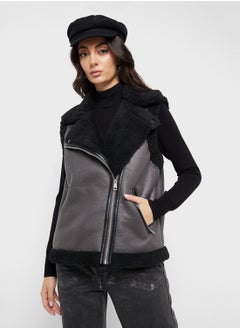 VERO MODA Zip Detailed Waistcoat  - Image 1