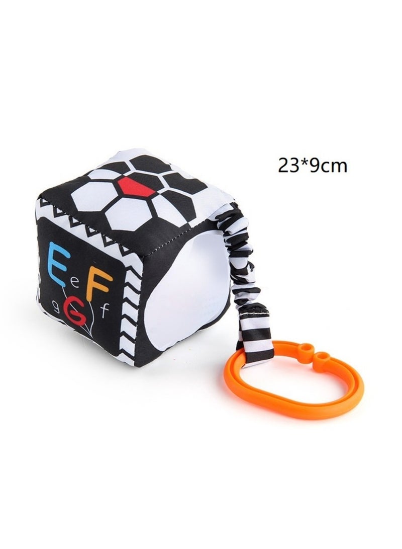 3 Pcs Black and White High Contrast Baby Toys, Montessori Toys for Babies Sensory Soft Book for Early Education - Image 4