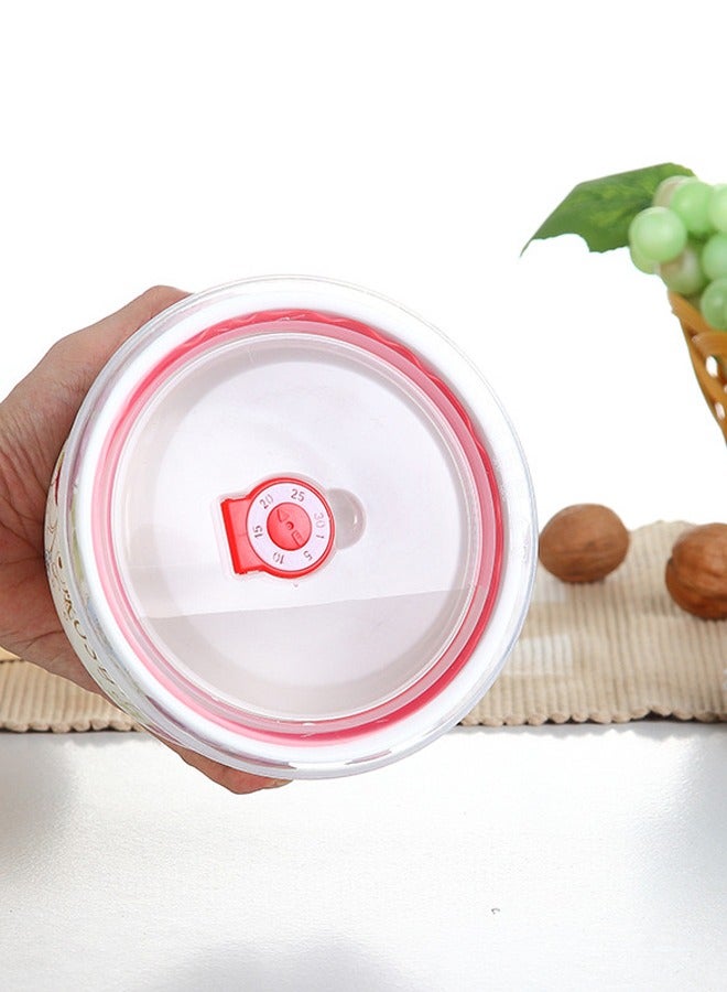 3PCS/Set New Bone China Lunch Box Ceramic Fresh-Keeping Bowl With Lid For Microwave Oven Sealed Bowl Food Storage Bowl  - Image 3