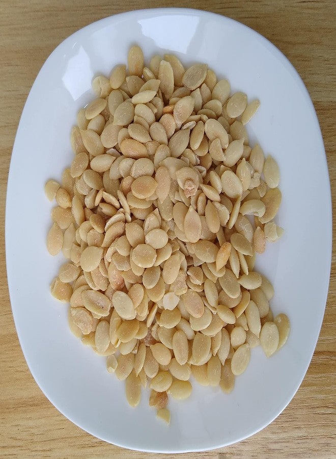 أنسي بذور بطيخ أنسي (بذور طربوج) ٥٠٠ غرام (٢٥٠ غرام × ٢) - بذور بطيخ نيئة غنية بالبروتين والألياف والطاقة لدعم التركيز والنشاط - بذور مجففة لذيذة لوجبات الغداء في المكتب، ووجبات الأطفال الخفيفة أثناء الدراسة، وحلوى الأم المنزلية، واللادو، والحلويات المنزلية | بذور طربوج محمصة كاملة | بذور بطيخ نيئة - Image 3