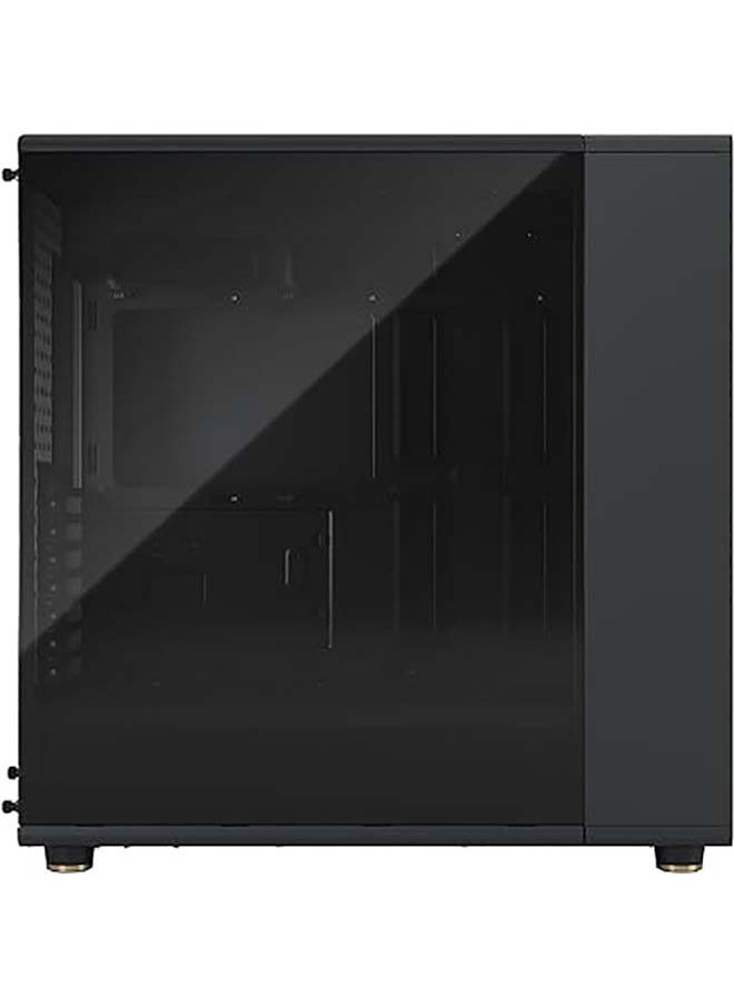 Fractal Design North XL ATX/E-ATX Mid Tower Case,  7 Expansion Slots, 3 x 140mm Aspect PWM Fans Included, 7 x 120mm or 6 x 140mm Fan Mounts, USB 3.2 Gen 2x2 Type-C, Cable Management Grommets, 2.5" & 3.5" Drive Mounts, No 5.25" Bays, Tempered Glass Left Panel, Steel Right Panel, Charcoal Black TGD | FD-C-NOR1X-02  - Image 2