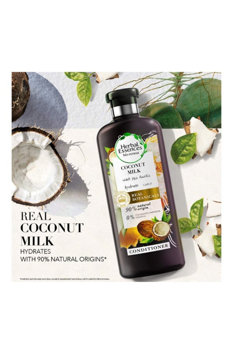 Essences Bio:Renew Moisture Coconut Milk Conditioner 400ml - Image 3