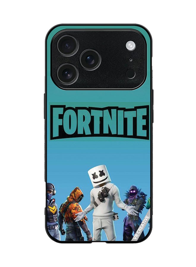 VR CREATIVE Protective Case Cover For Apple iPhone 17 Pro Fortnite Design Multicolour