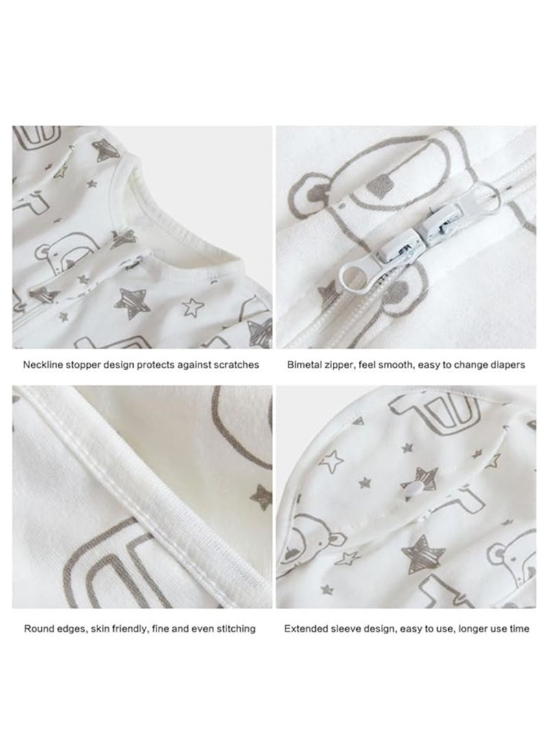 Generic Baby Swaddle Wrap,Swaddle Blanket Sleep Sack with Arms Up 0-6 Months Boys Girls Ultra-Soft Newborn Sleeping Wraps Sleeping Bag for Newborn  - Image 4