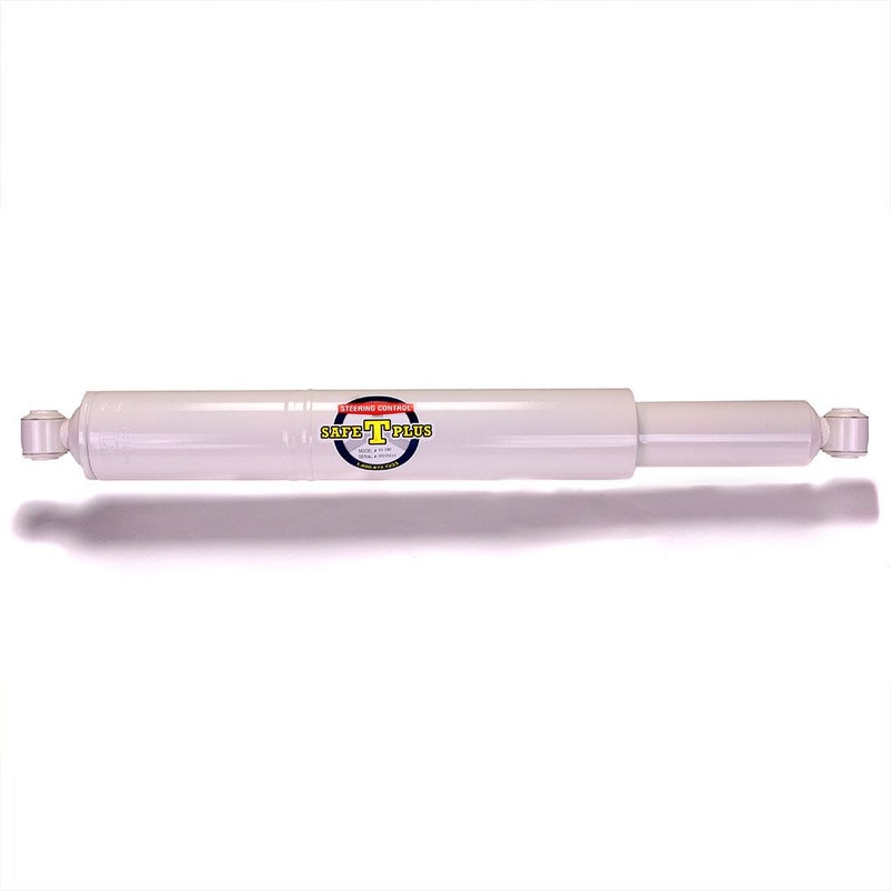 SafeTPlus RV Steering Stabilizer 41180 White RV Steering Stabilizer RV Steering Control RV Safety Truck Steering Stabilizer