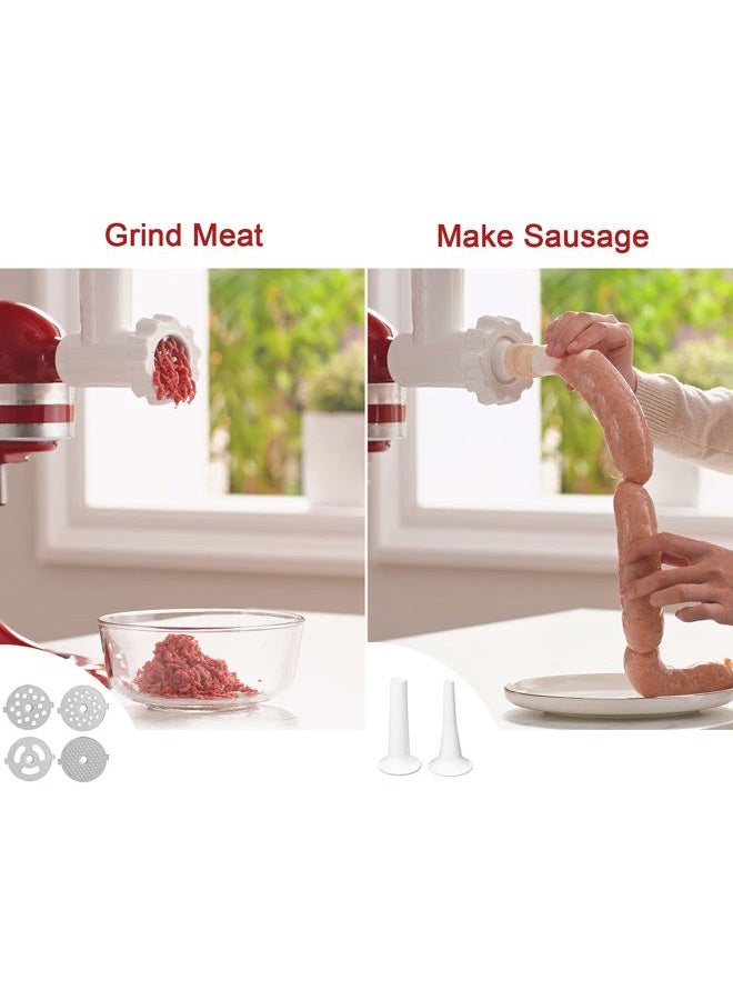 KITCHTREE Meat Grinder Attachment for KitchenAid Stand Mixers Includes Food Grinder Attachment and Sausage Stuffer Attachment - Image 3