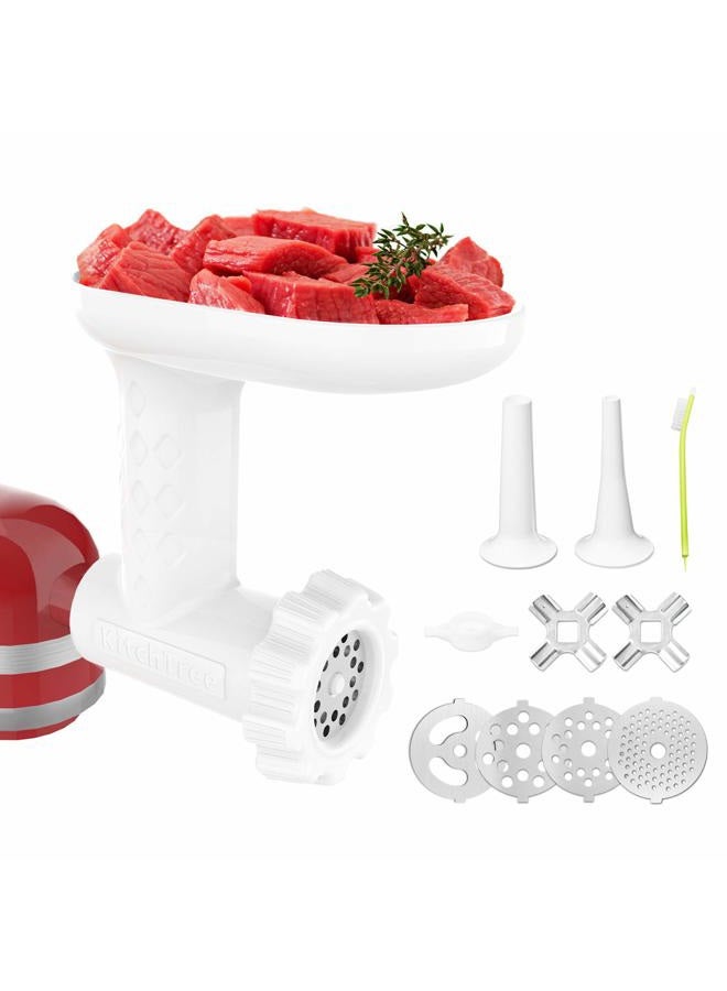 KITCHTREE Meat Grinder Attachment for KitchenAid Stand Mixers Includes Food Grinder Attachment and Sausage Stuffer Attachment - Image 1