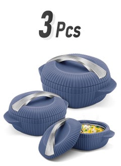 Milton 3-Piece Food Storage Containers – Stainless Steel Interior – (1000ml, 1500ml, 2500ml)  - Image 1