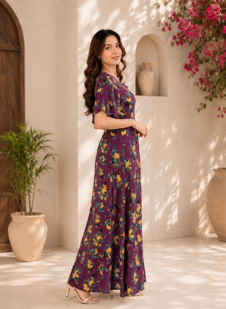 Comfort Floral Jalabiya For Women - Image 2