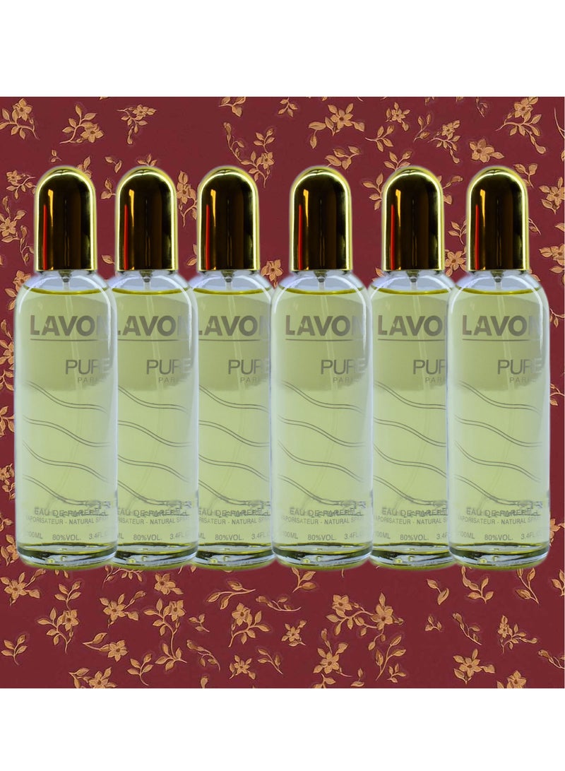 لافون 6 قطع عطر لافون بيور 100 مل EDP - Image 1