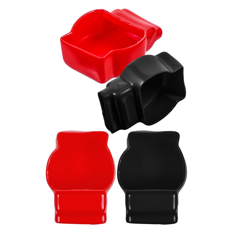 4pcs Battery Terminal Protector: Car Battery Terminal Caps Insulation Cover Cable Lug Caps Replacement for Car and Marine Use - Image 1