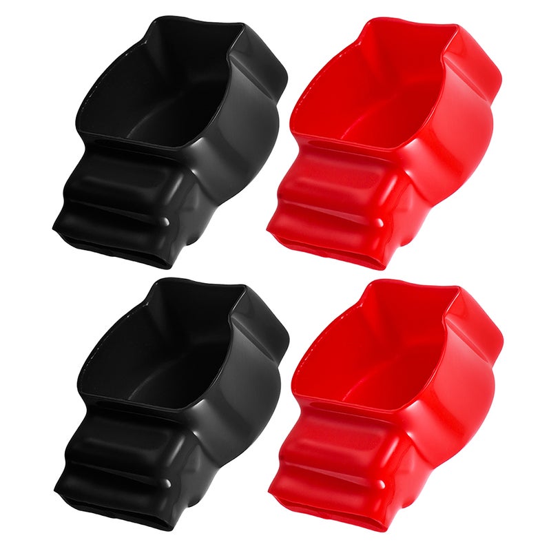 4pcs Battery Terminal Protector: Car Battery Terminal Caps Insulation Cover Cable Lug Caps Replacement for Car and Marine Use - Image 3