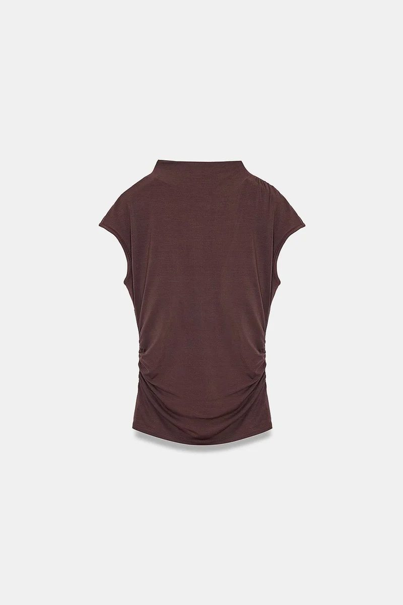 Dilvin Coffee Brown DILVIN Women's Blouse for Women | Best Price UAE