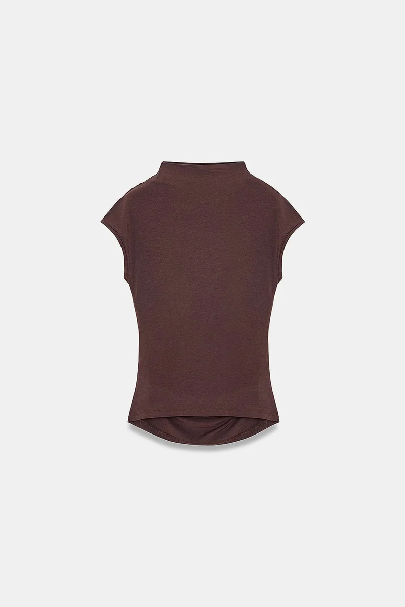 Dilvin Coffee Brown DILVIN Women's Blouse for Women | Best Price UAE