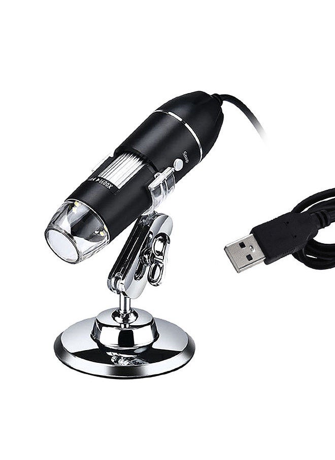Generic USB Digital Microscope 1600X Magnification Camera 8 LEDs with Stand  - Image 5