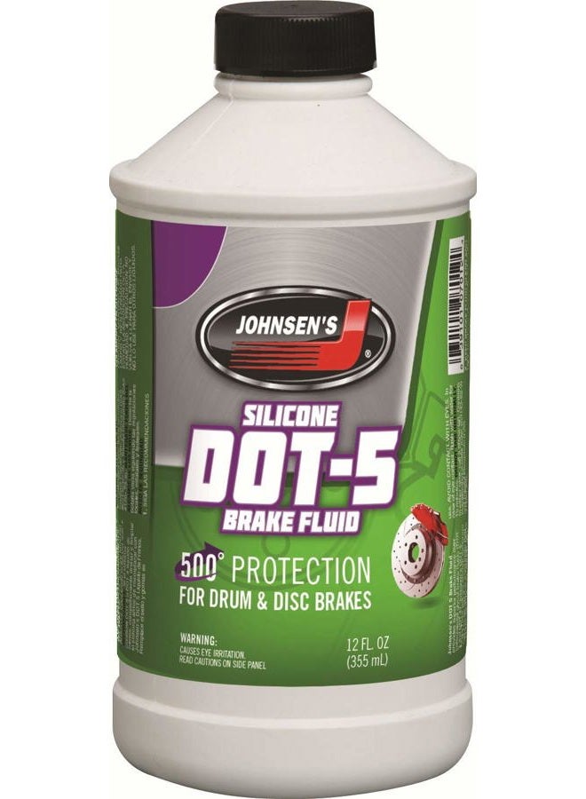 7012-6 Silicone DOT-5 Brake Fluid - 12 oz.