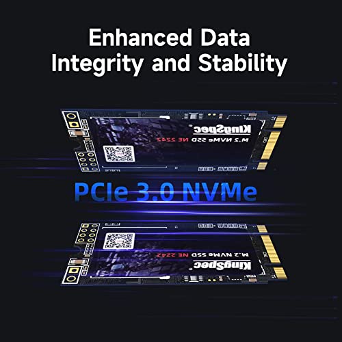 KingSpec 1TB M.2 NVMe SSD, 2242 PCIe Gen3x2 Internal Solid State Drive for Laptop/Notebook - Image 3