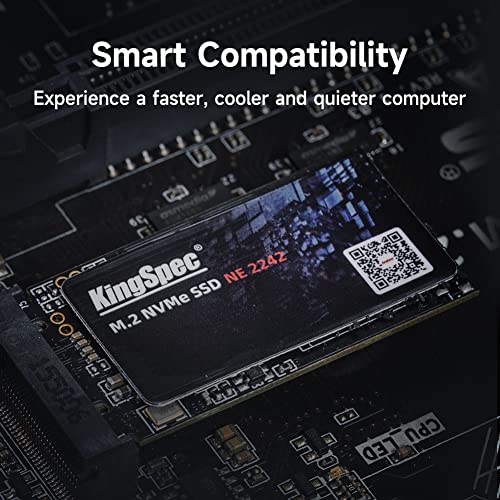 KingSpec 1TB M.2 NVMe SSD, 2242 PCIe Gen3x2 Internal Solid State Drive for Laptop/Notebook - Image 4