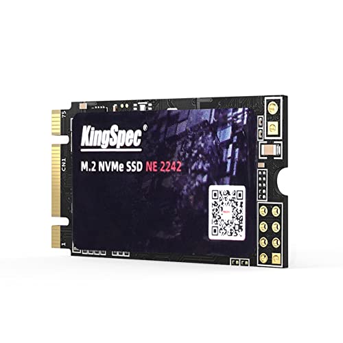 KingSpec 1TB M.2 NVMe SSD, 2242 PCIe Gen3x2 Internal Solid State Drive for Laptop/Notebook - Image 1