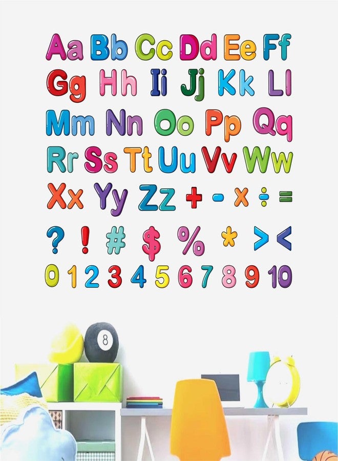Wall Attraction Kids Alphabet Creative ABCD & 1234 wall Sticker Size - 23x19inch - Image 1