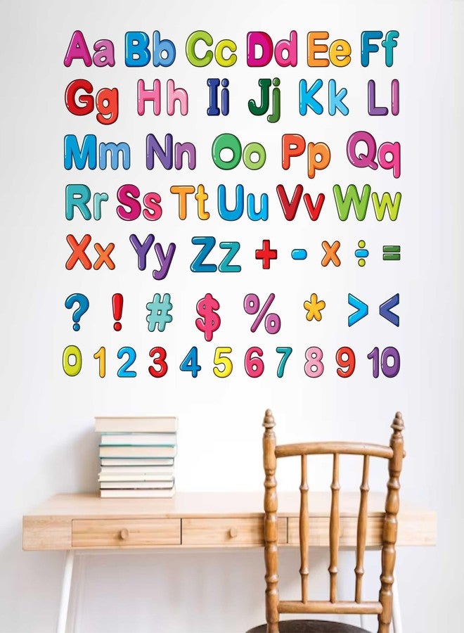 Wall Attraction Kids Alphabet Creative ABCD & 1234 wall Sticker Size - 23x19inch - Image 2
