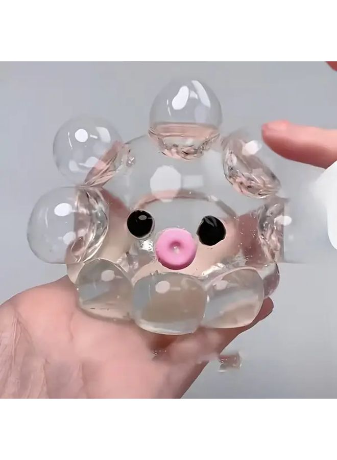 Blue Squid Squeeze Toy Bubble Blowing Octopus Slow Rebound Popping Fun Soft Cute Gift - Image 5