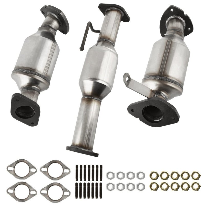 ASOPARTS Catalytic Converter 36L Fit for 20082017 Buick Enclave 20092017 Chevy Traverse 20072017 GMC Acadia 20072010 Saturn Outlook 3PCS