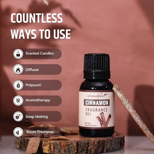 Aromahpure Fragrance Oil |30 ml|Packof 2|Lavender, Cinnamon Aroma Oil for Home Fragrance|Best for Aromatherapy|Helps in Concentration & Meditation|Used in Diffusers, Candles, Air Fresheners, Soaps. - Image 5
