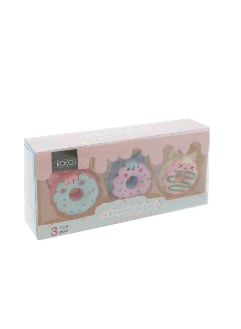ROCO Donuts Rubber Eraser - Image 1