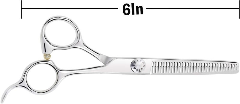 Fcysy Thinning Shears, 6” Professional Sharp Hair Thinning Scissors - Image 2