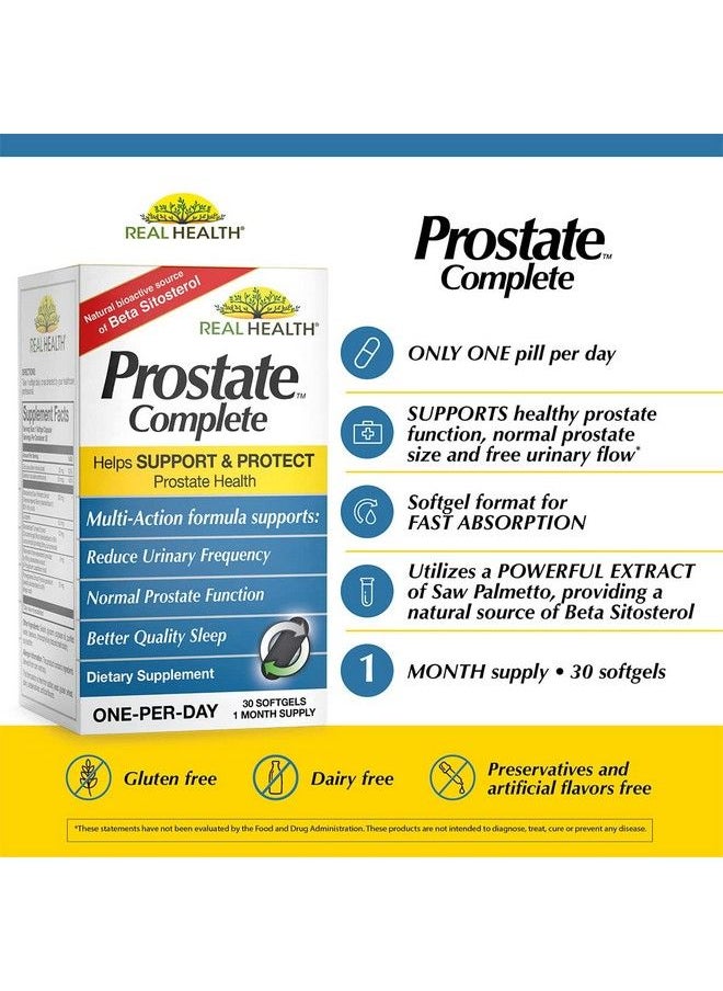 Real Health - Prostate Complete 30 Softgels - Image 1