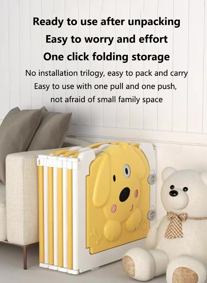 Arabest 12 Panel Baby Playpen, Indoor or Outdoor Kids Safety Activity Center Foldable Baby Fence Kid Play Yard with Safety Lock Gate, Portable for Children from 6 Months to 6 Years Old - Image 3