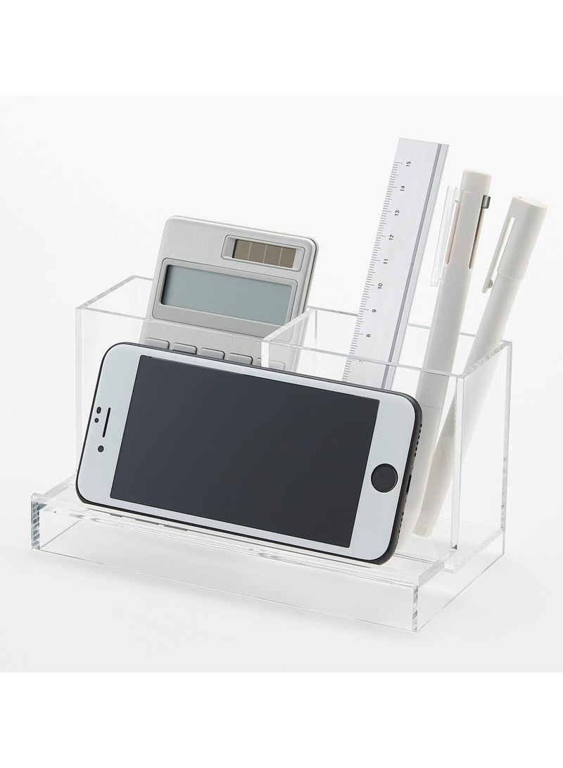 TPGP Acrylic Smartphone Stand Large 17.5 * 7.4 * 8.5cm Clear - Image 2