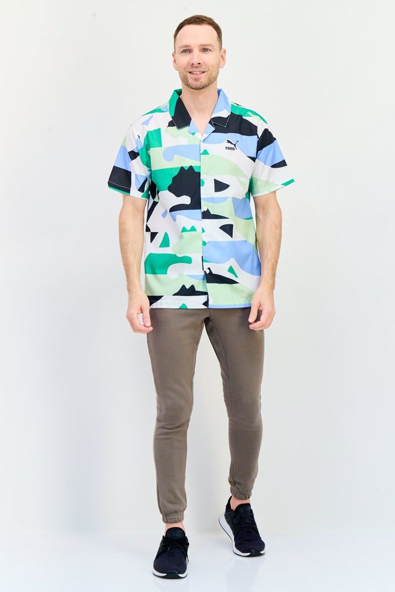 PUMA Men Relaxed Fit Short Sleeve Outdoor Polo Shirt, Multicolor  - Image 3