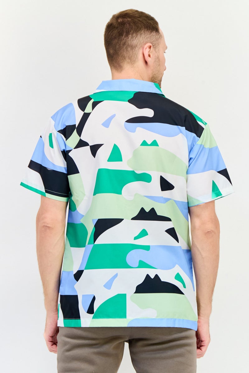 PUMA Men Relaxed Fit Short Sleeve Outdoor Polo Shirt, Multicolor  - Image 2