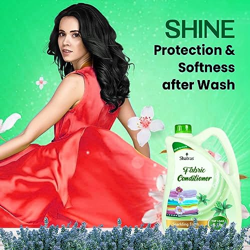 Shatras Eco-Friendly Fabric Conditioner, After Wash Liquid Fabric Softener,Softness, Shine & Long Lasting Freshness, Non Toxic - Image 4