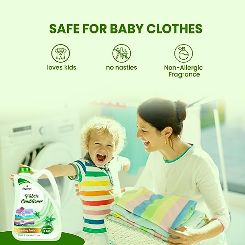 Shatras Eco-Friendly Fabric Conditioner, After Wash Liquid Fabric Softener,Softness, Shine & Long Lasting Freshness, Non Toxic - Image 5