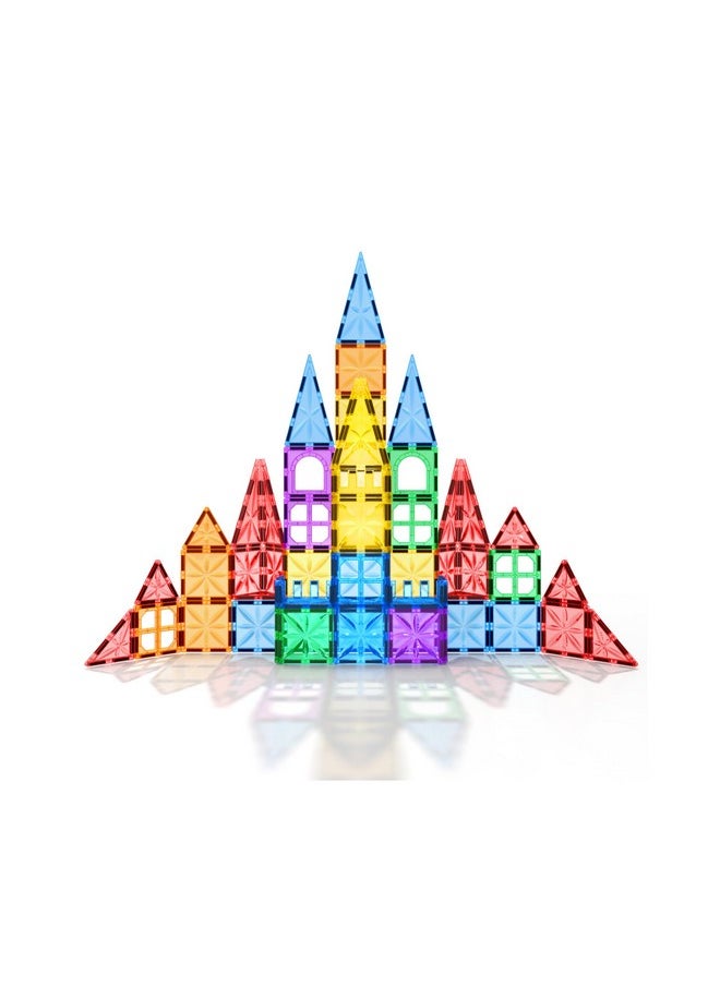 Coodoo - Diamond Magnetic Tiles Kids Toys For Toddlers Stem Magnetic Blocks Building Toys Preschool Sensory Montessori Learning Toys For 3+ Year Old Boys Girls Christmas Birthday Gifts Creative Kids Games - Image 1