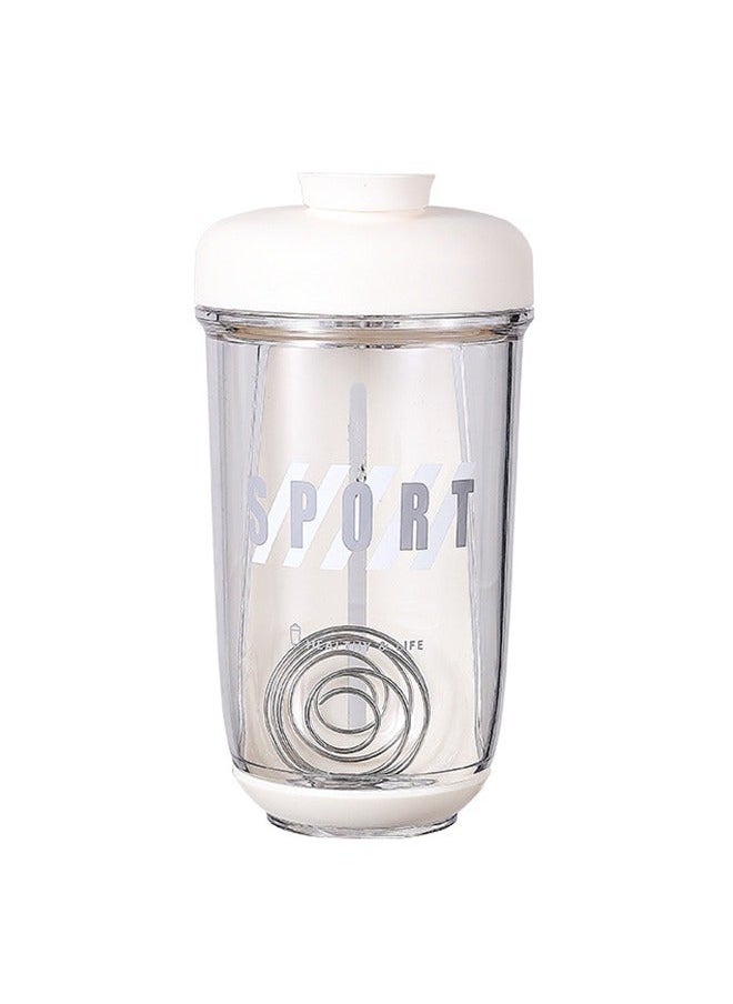 Generic - Protein Shake Bottle White | Pre-Workout | Blending Assistant | Protein Shake Cup | BPA-Free Plastic | Rope Handle | Dishwasher Safe | Bad Odor Free | Fitness Sports Water Bottle - Image 1