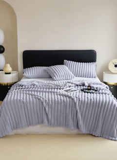 Light Luxury Short-Pile Rabbit Fur Thickened Blanket, Suitable for Office Nap Blanket, Sofa Blanket 200*230CM(Pillowcase Not Included)