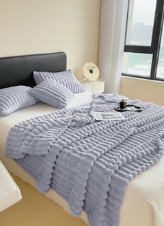 Sharpdo Light Luxury Short-Pile Rabbit Fur Thickened Blanket, Suitable for Office Nap Blanket, Sofa Blanket 200*230CM(Pillowcase Not Included)  - Image 3