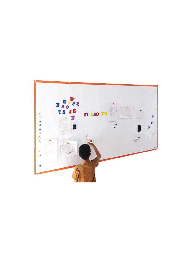 GGOOT Large Whiteboard Wall Sticker Roll, Hold magnets Whiteboard Wall, 35" x 59", Easy Peel and Stick Dry Erase, for School, Office, Home, Kids Drawing - Image 1