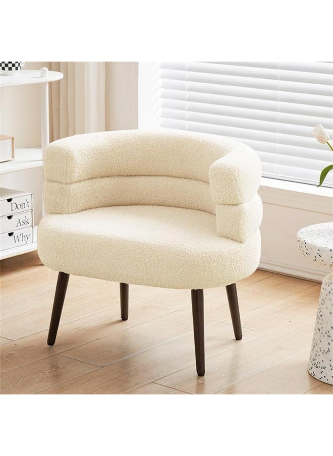 Artificial Sheepskin Armchair - Perfect for Relaxing and Reading