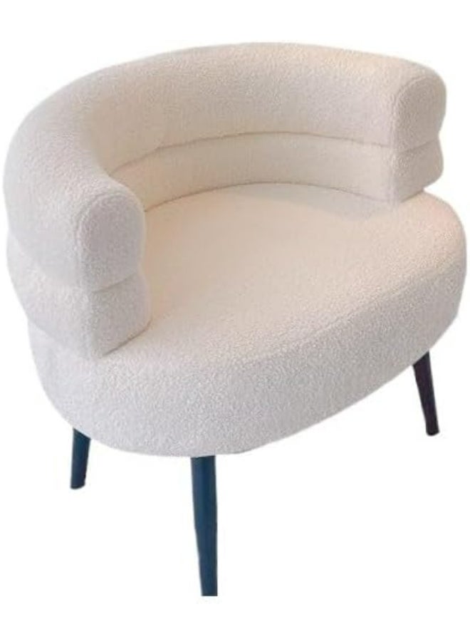 Artificial Sheepskin Armchair - Perfect for Relaxing and Reading