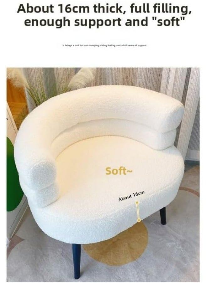 Artificial Sheepskin Armchair - Perfect for Relaxing and Reading