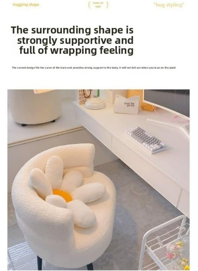 Artificial Sheepskin Armchair - Perfect for Relaxing and Reading