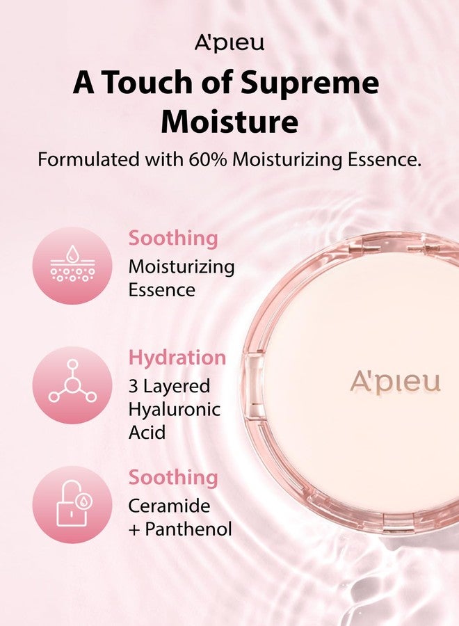 A'PIEU Waterlock Cushion Foundation No.21 Light Beige Semi-Matte Natural Coverage Glow Finish Foundation for Lasting Moisture, 3-Layered Hyaluronic Acid, Paraben-Free - Image 5