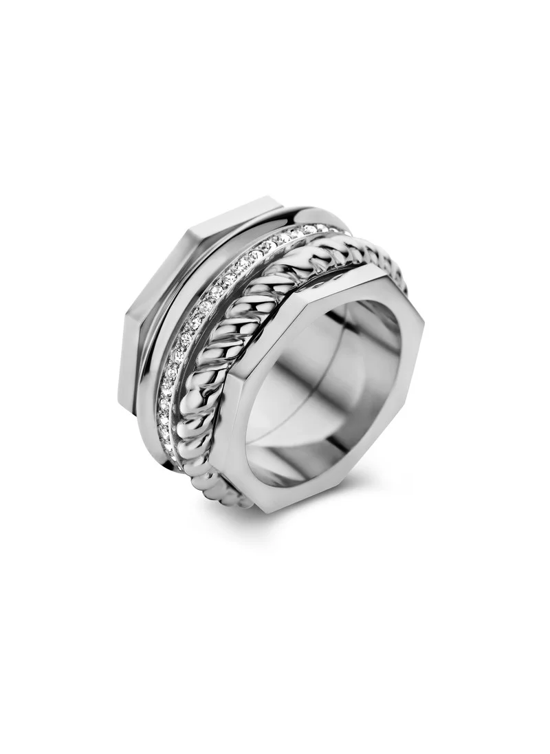 شيروتي 1881 Emma Stainless Steel Finger Ring For Women
